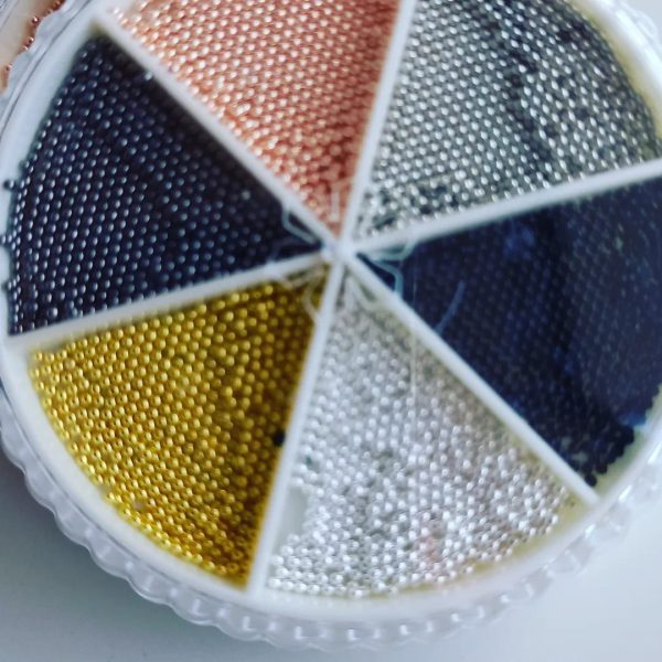 Caviar / Buliones Metálicos para Decoración Mix