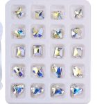 Diamantes de Cristal Tornasol 5 Modelos 20pcs