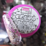 Polvo Acrílico Glass Plata Fantasy Nails