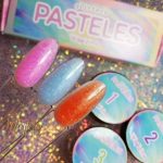 Mini Colección Pasteles de 3 Acrílicos con Glitter Wapizima