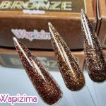 Mini Colección Bronze de 3 Acrílicos con Glitter Wapizima