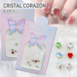 Cristales Corazón 6 pcs