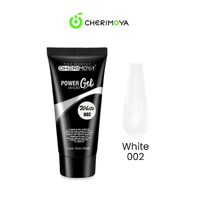 PoliGel 002 White 50ml Cherimoya