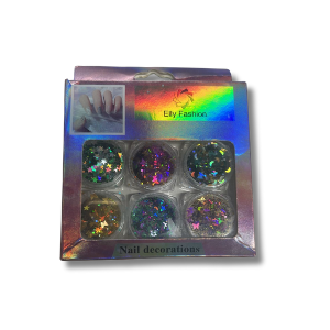 Set 6 Decoraciones Elly Fashion Nails