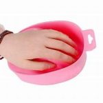 Pocillo Plástico para Manicure Rosado