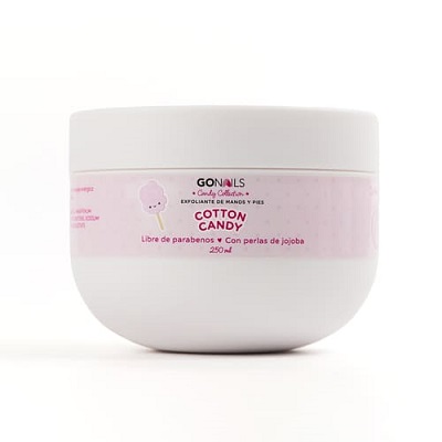 Exfoliante de Manos y Pies Cotton Candy 250ml GoNails