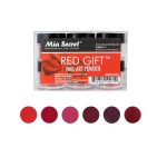 Colección 6 Acrílicos RED GIFT Mía Secret
